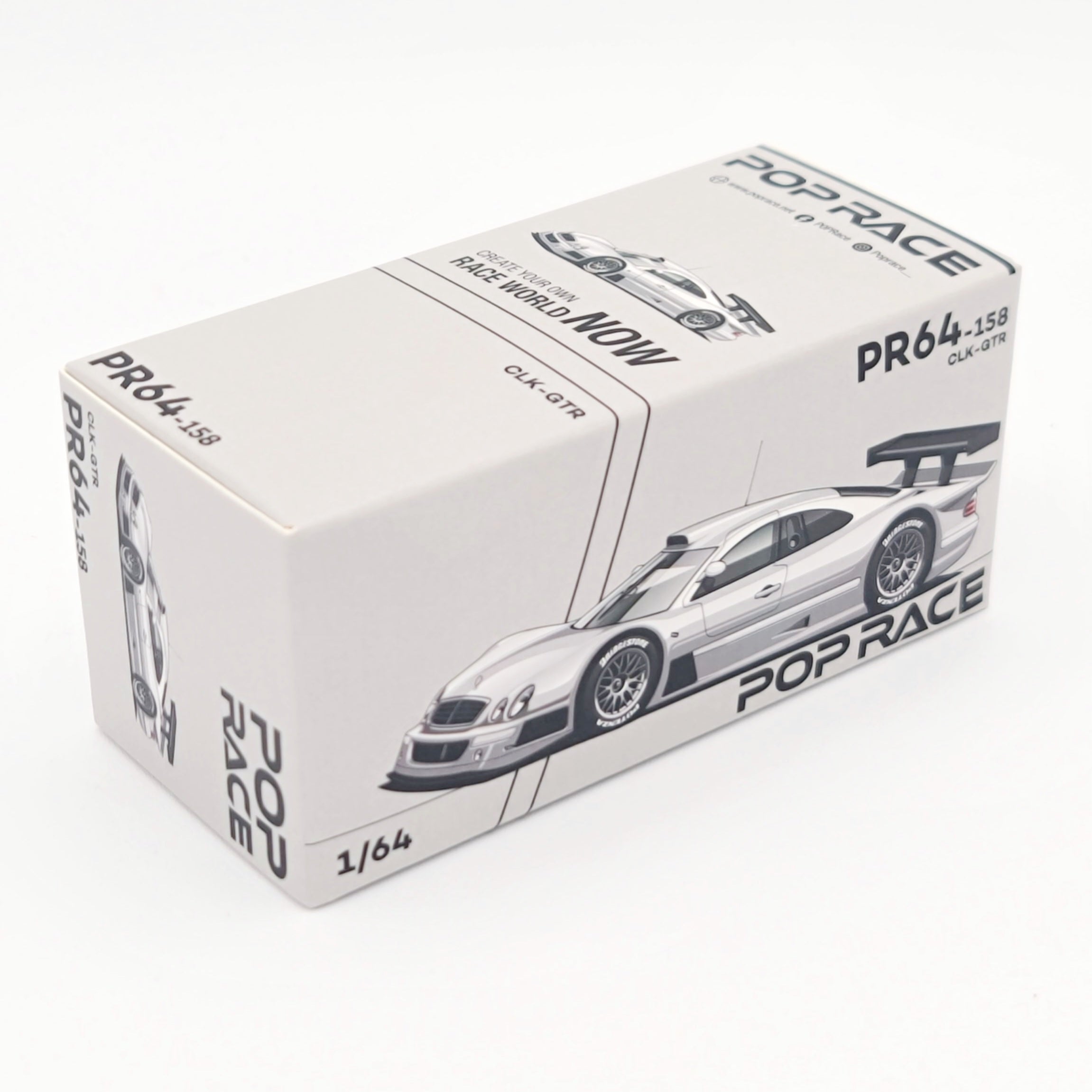 Pop Race Mercedes-Benz CLK-GTR - 1:64 (2025 Limited Edition)
